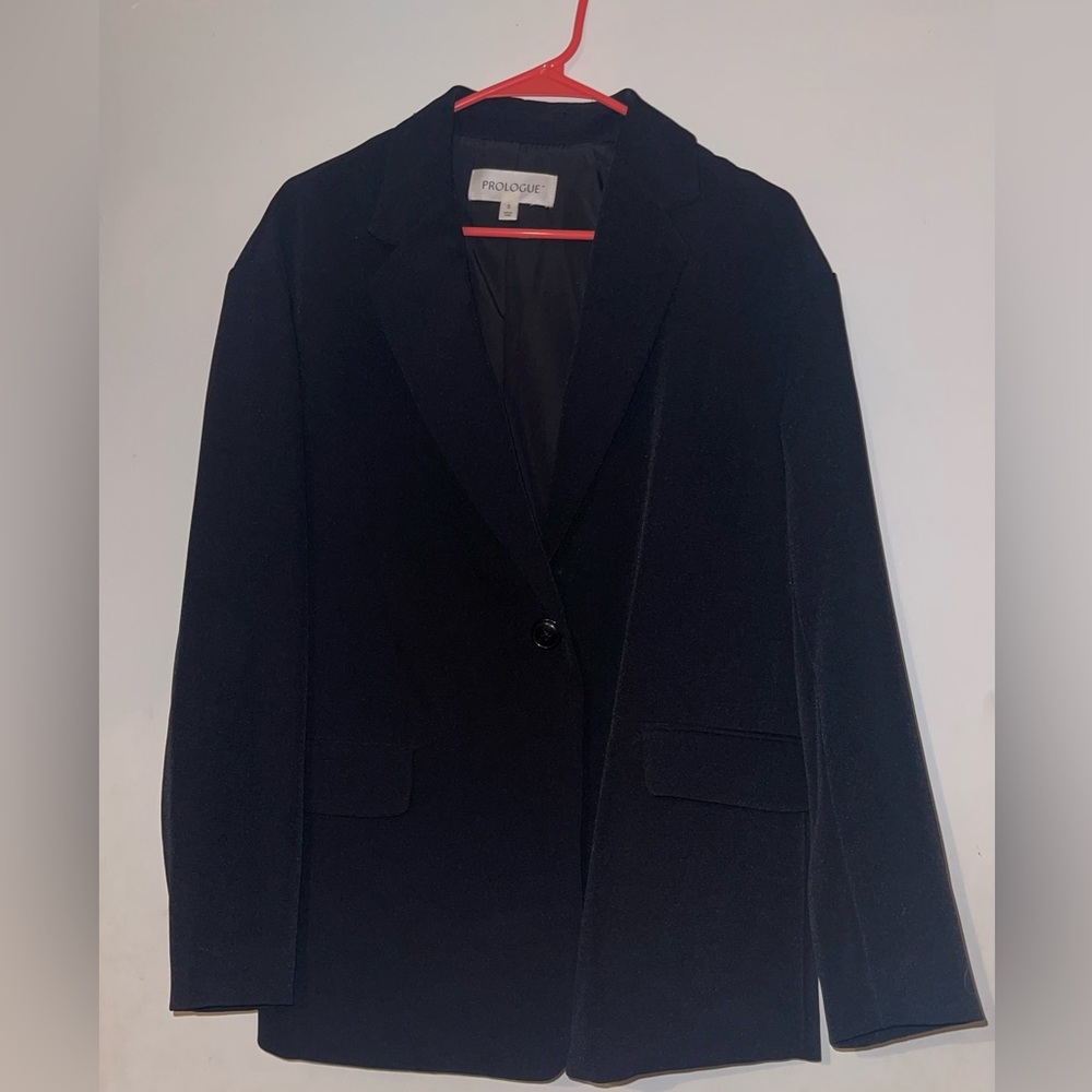 Prologue Blazer/Suit Jacket, worn once, size S (oversized fit), black